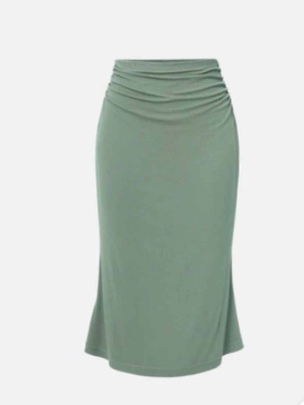 OGL Sage Green Midi Skirt